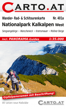 Wanderkarte Nationalpark Kalkalpen West  1:35.000: Sengsengebirge Warscheneck Kremsmauer Mollner-Berge Steyrtal