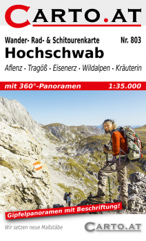 Wanderkarte Hochschwab 1:35.000: Aflenz Tragöß Eisenerz Wildalpen Kräuterin