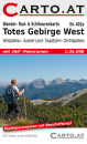 Wanderkarte Totes Gebirge West 1:35.000: Westplateau Ausseer-Land Tauplitzalm Zentralplateau