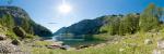 Berg-Panorama Vorderer Lahngangsee (Totes Gebirge)